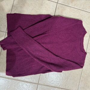 LOFT Women's Sweater in Rich Purple